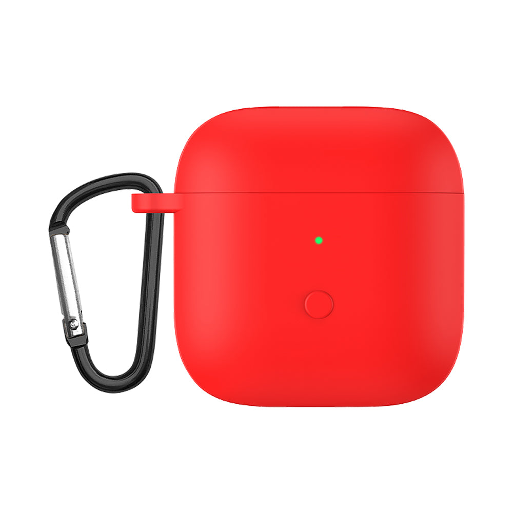 Full Protective Silicone Skin Earphone Case Cover with Carabiner for Redmi Buds 3 Full Protective Silicone Skin Earphone Case Cover with Carabiner for Redmi Buds 3